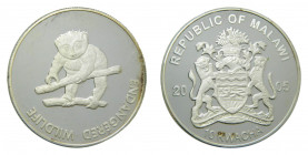 MALAWI. 2005. 10 Kwacha. (KM#82). Lemur.
sc