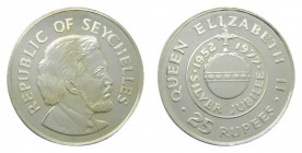 SEYCHELLES. 1977. 25 Rupias. (KM#38). Ar.
sc