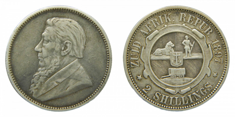 SUDAFRICA / SOUTH AFRICA. 1897. 2 shilling. (KM#6). Ar.
mbc