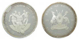 UGANDA. 1993. 2000 Shillings. (KM#no cita). Ar. World Cup.
proof