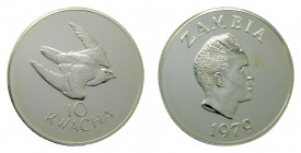 ZAMBIA. 1979. 10 Kwacha. (KM#19a). Ar. Sólo 3256 piezas.
fdc