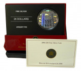 CANADA. 2006. 20 dólares. (KM#589). Notre Dame. Holograma. Ar. Caja y certificado.
proof