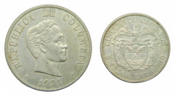 COLOMBIA. 1934. 50 centavos. (KM#274). Ar. 
mbc+