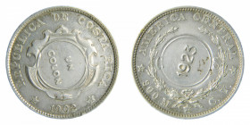 COSTA RICA. 1902 CY. Colón. (KM#164). Ar. 
mbc