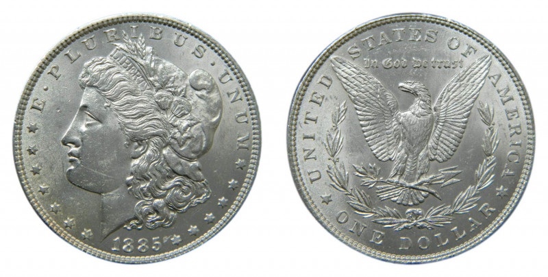 ESTADOS UNIDOS DE AMERICA / UNITED STATES OF AMERICA. 1885. 1 dólar. Morgan doll...