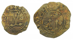 SANTO DOMINGO. Carlos y Juana. 1555. 4 maravedís. Cal. 211. 
bc