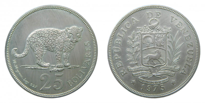 VENEZUELA. 1975. 25 bolívares. (y#46). Ar. 
sc