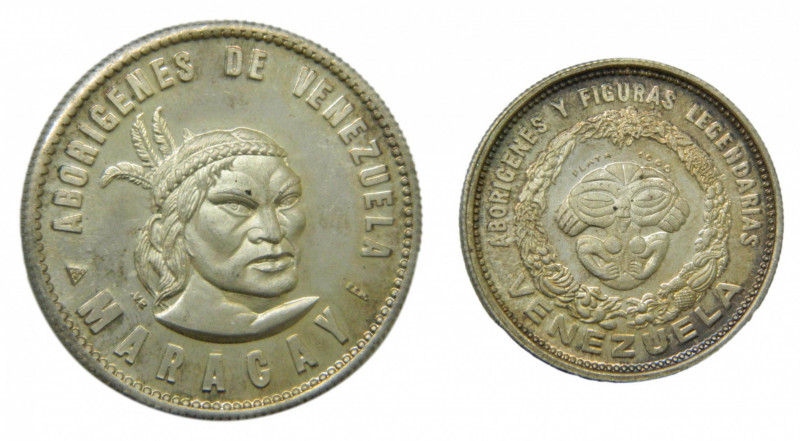 VENEZUELA. Medalla. Aborígenes y figuras legendarias. Maracay. 15,06 gr Ag.
ebc...