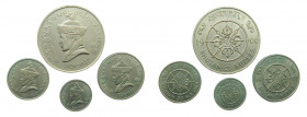 BUTAN - BHUTAN. 1966. Rupee. Set 4 monedas. 20-50 naya paisa y 1-3 rupee. (KM#29-30-31-32). 
sc