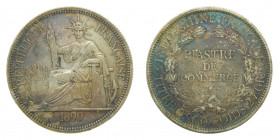 INDO-CHINA FRANCESA. 1899. Piastre. (KM#5a.1). Ar.
mbc-