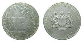 MALASIA / MALAYSIA. 1977. 25 ringgit. (KM#23). Ar.
sc
