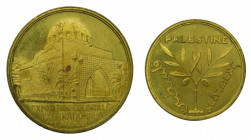 PALESTINA. 1931. Medalla Exposición Colonial internacional Paris. Ae Dorada. 32 mm. 
ebc+