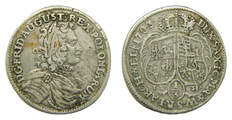 ALEMANIA / GERMANY - SAJONIA - POLONIA / SAXONY - POLAND- Federico Augusto. 1703...