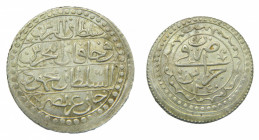 ARGELIA / ALGERIA - OTTOMAN. Mahmud II. 1240 H. Budju. (KM#68). Ar. Ligeramente descentrada.
mbc