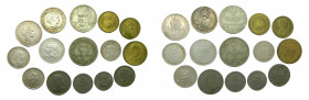 BRASIL / BRAZIL. Lote de 14 monedas. Siglo XX. A catalogar.
mbc