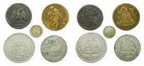 MEXICO. Lote de 5 monedas. Siglo XIX. Muy interesante.
mbc-