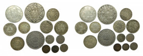 MARRUECOS / MOROCCO. Lote de 14 monedas. Siglo XIX. Todas en plata.
mbc-