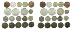 PANAMA. Lote 19 monedas. 1907-1961. Varios valores y metales.
mbc