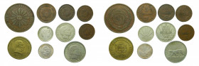 URUGUAY. Lote de 10 monedas. Siglo XIX-XX. A clasificar.
bc