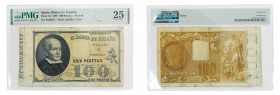 ESPAÑA. 100 pesetas 1898. Jovellanos. PMG 25. (pick·48)
25 Very Fine