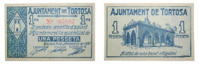 Catalunya. Ajuntament de Tortosa. 1 pesseta. 9 novembre 1937. AT-2580. T-2998.
ebc