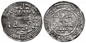 Caliphate of Cordoba. Abd Al-Rahman III. Dirham. 333 H. Al-Andalus. (Vives-404). Ag. 2,18 g. Citing Muhammad in the IA. VF. Est...40,00. 

Spanish D...