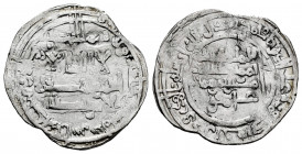 Caliphate of Cordoba. Hisham II. Dirham. 379 H. Madinat Fas (Fez). (Vives-602). Ag. 2,22 g. Citing ´Amir in the IIA. Rare. Almost VF. Est...100,00. 
...