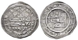 Caliphate of Cordoba. Sulayman. Dirham. 400 H. Al-Andalus. (Vives-691). (Prieto-16b). Ag. 3,05 g. Citing Ibn Maslamah in the IA. Choice VF/VF. Est...6...