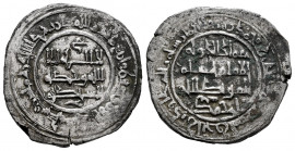 Kingdom of Taifas. Imad al-Dawla Ahmad I Ibn Sulayman, Al-Muqtadir. Dirham. 461 H. Saraqusta (Zaragoza). Taifa of Zaragoza. (Vives-1198). (Prieto-268b...