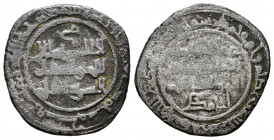 Kingdom of Taifas. Imad al-Dawla Ahmad I Ibn Sulayman, Al-Muqtadir. Dirham. 470 H. Saraqusta (Zaragoza). Taifa of Zaragoza. (Vives-1207). (Prieto-2685...