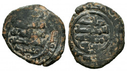 Kingdom of Taifas. Muqatil, Mu'izz al-Dawla. Dirham. 431-445 H. Turtusha (Tortosa). Taifa of Tortosa. (Vives-1286). (Prieto-190b). Ae. 1,71 g. Vives c...