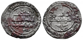 Kingdom of Taifas. Yahya Al-Ma´mun. Dirham. 457 H. Balansiya (Valencia). Taifa of Toledo and Valencia. (Vives-1105). (Prieto-342). Ve. 3,36 g. Minted ...