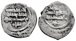 Kingdom of Taifas. Al-Mu`tasim bi-Allah (Banu Sumadih). Dirham. 443-484 H. Al-Mariya (Almeria). Taifa de Almeria. (Vives-1046). (Prieto-359). Ag. 3,80...