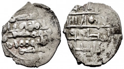 Kingdom of Taifas. Abd Al-Aziz Al-Mansur. Fractional Dirham. 435-439 H. Taifa of Almeria. (Prieto-176b). Ag. 0,69 g. Scarce. VF. Est...50,00. 

Span...
