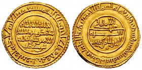 Almoravids. Abu Bakr Ibn `Umar. Dinar. 475 H. Sidjilmasa. (Vives-1439). (Hazard-46). (Album-461.2). Au. 4,21 g. Rare. XF. Est...1000,00. 

Spanish D...