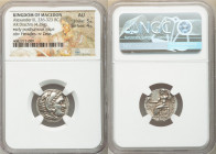 MACEDONIAN KINGDOM. Alexander III the Great (336-323 BC). AR drachm (18mm, 4.29 gm, 12h). NGC AU 5/5 - 4/5. Posthumous issue of 'Colophon', ca. 319-31...