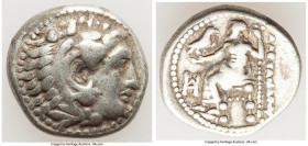 MACEDONIAN KINGDOM. Alexander III the Great (336-323 BC). AR drachm (17mm, 4.25 gm, 11h). Choice Fine. Lifetime issue of Miletus, ca. 325-323 BC. Head...