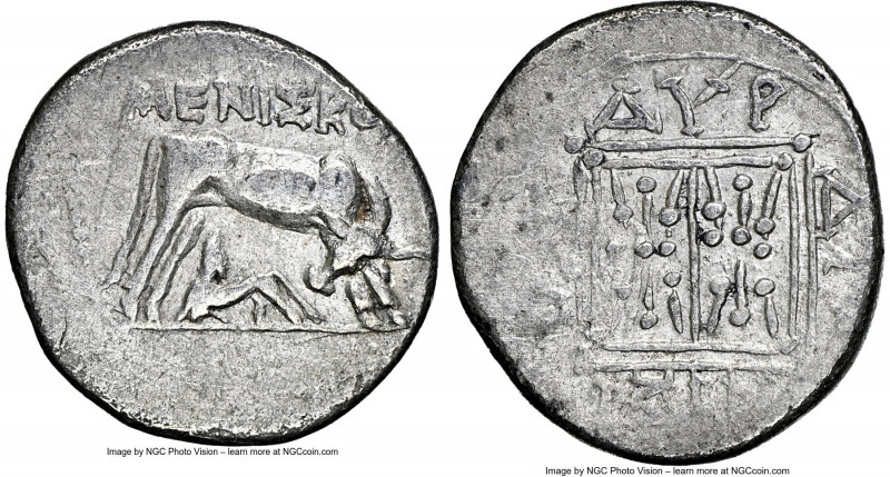 ILLYRIA. Dyrrhachium. Ca. 3rd-1st centuries BC. AR drachm (18mm, 8h). NGC VF, br...