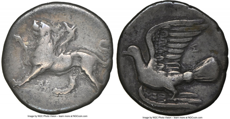 SICYONIA. Sicyon. Ca. 350-280 BC. AR triobol or hemidrachm (16mm, 2.73 gm, 6h). ...
