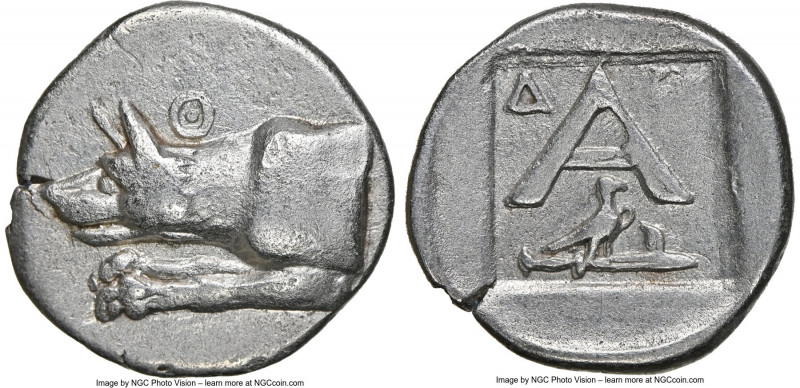 ARGOLIS. Argos. Ca. 330-250 BC. AR triobol (16mm, 7h). NGC Choice VF. Forepart o...