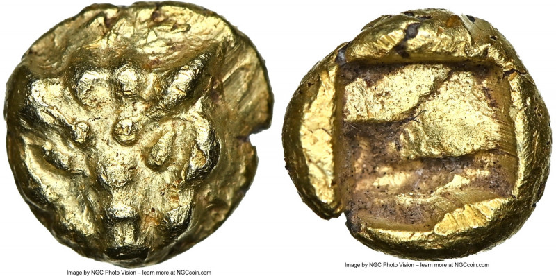 IONIA. Uncertain mint. Ca. 600-550 BC. EL 1/24 stater or myshemihecte (6mm, 0.67...