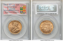 George V gold 10 Dollars 1913 MS63 PCGS, Ottawa mint, KM27. AGW 0.4838 oz. 

HID09801242017

© 2020 Heritage Auctions | All Rights Reserved