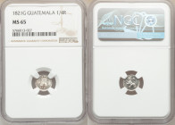 Ferdinand VII 1/4 Real 1821-G MS65 NGC, Nueva Guatemala mint, KM72. Frosted untoned gem. 

HID09801242017

© 2020 Heritage Auctions | All Rights R...