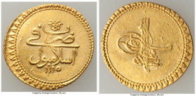 Ottoman Empire. Ahmed III gold Findik AH 1115 (1703/1704) AU, Islambul mint, KM173. 19.2mm. 3.47gm. 

HID09801242017

© 2020 Heritage Auctions | A...