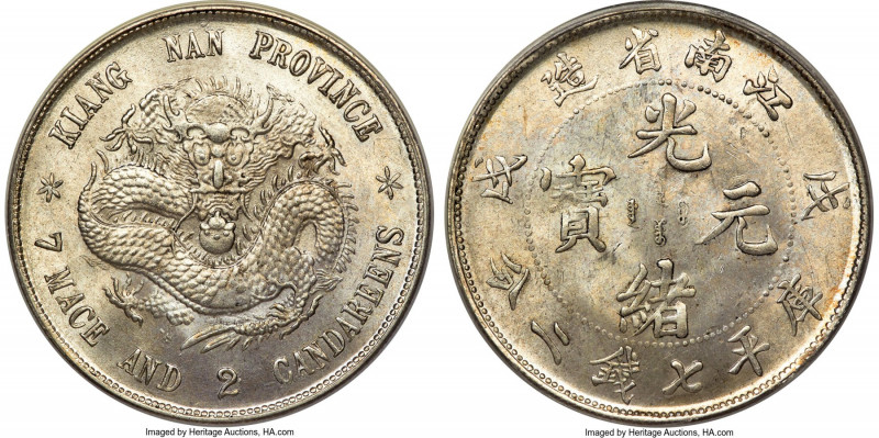 Kiangnan. Kuang-hsü Dollar CD 1898 MS63 PCGS, Nanking mint, KM-Y145a.2, L&M-217,...