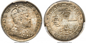 British Colony. Edward VII 10 Cents 1905 MS65 PCGS, KM13, Prid-102. A key date of the entire Hong Kong series garnering significant interest even when...