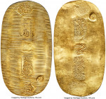 Keicho gold Koban (Ryo) ND (1601-1695) UNC (Slightly Bent), Kyoto, Suruga, or Edo mint, KM-FR-9.1, Hartill-8.15 (ER*), JNDA 09-13, JC-03-1-1. 72x39mm....