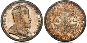 British Colony. Edward VII Dollar 1903-B MS62 NGC, Bombay mint, KM25, Prid-1. Incuse "B" mintmark. A gleaming Mint State example revealing traces of g...