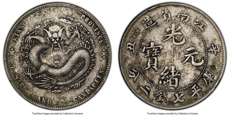 Kiangnan. Kuang-hsü Dollar CD 1901 VF Details (Chop Mark) PCGS, Nanking mint, KM...