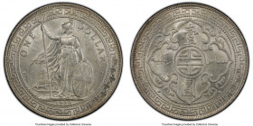 George V Trade Dollar 1930 MS63 PCGS, London mint, KM-T5, Prid-28. An alluringly silky example that reveals blooms of silver luster when rotated in ha...